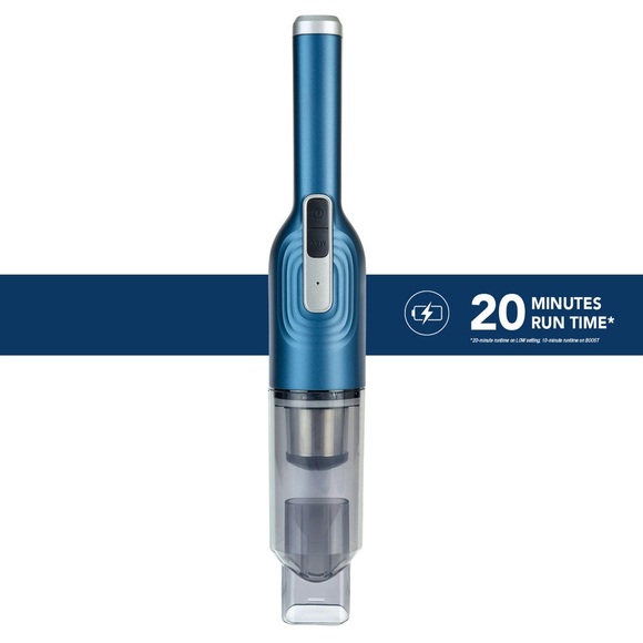 NIB Slim Cordless Handheld Vacuum with Charging Station by ePro Select- Blue - Picture 9 of 16